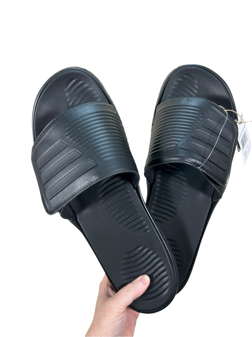 NWT Men’s Adidas Black Alpharesponse Slide 2.0 Size 17